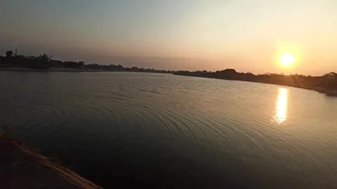 Beautiful sunset Vídeo Stock 243153037