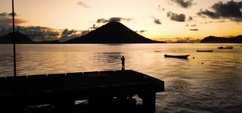 Beautiful sunset  Stock Footage 283171053