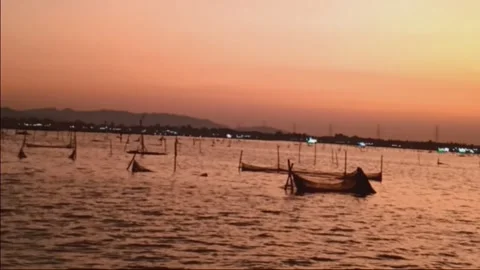 Beautiful sunset Stock Footage 284355855