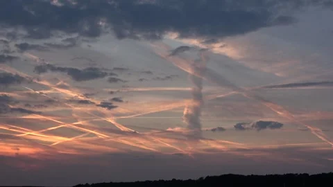 Beautiful sunset Stock Footage 320247640