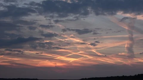 Beautiful sunset Stock Footage 320247641