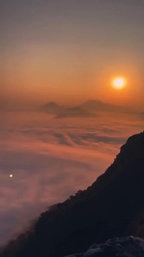 Beautiful sunset Stock Footage 330486382