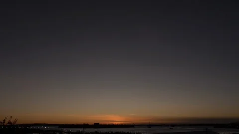 Beautiful sunset horizon Stock Footage 123138265