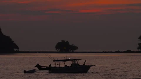 Beautiful sunset landscape Stock Footage 304903014