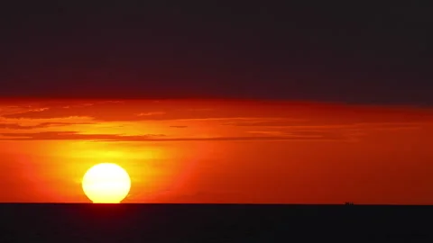 Beautiful sunset landscape Vidéo 318734001