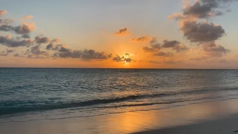 Beautiful Sunset, Maldives Stock Footage 107955688