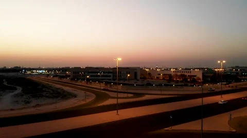 A beautiful sunset for Middle eastern Stock Footage 211675493