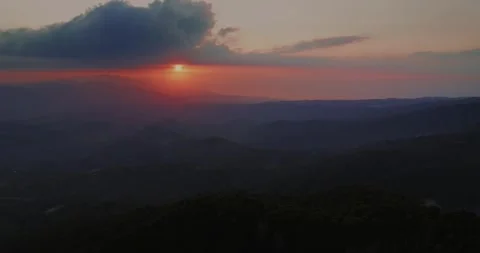 Beautiful sunset in mountain of Bali 動画素材 248596004