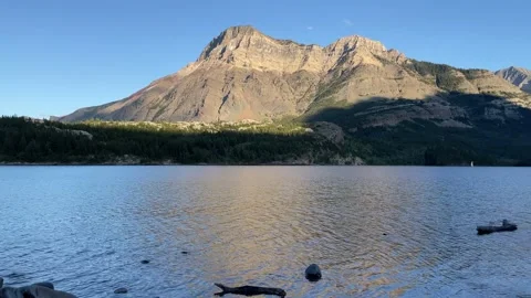 Beautiful sunset mountain view Stock-Footage 169320579