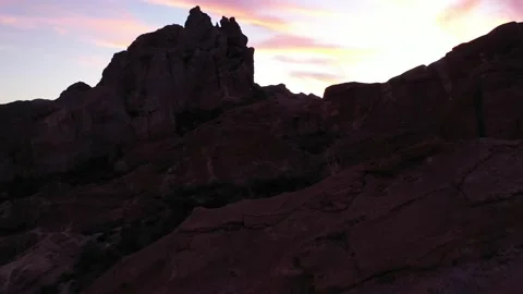 Beautiful sunset in the mountains. Stock Footage 151803458
