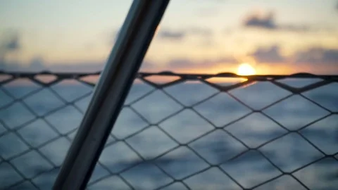 Beautiful Sunset In The Ocean Stock Footage 80993862