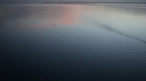 Beautiful Sunset Over Ocean Stock Footage 26200986