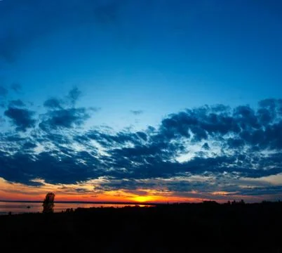 Beautiful sunset Stock-Fotos