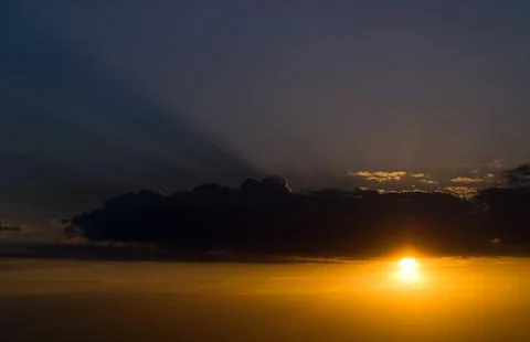 Beautiful sunset Foto stock