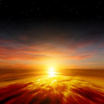 Beautiful sunset Фото