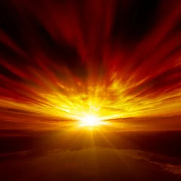 Beautiful sunset Foto stock