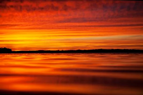 Beautiful sunset Stockfoto's
