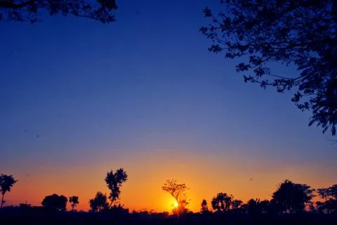 Beautiful Sunset Stock Photos