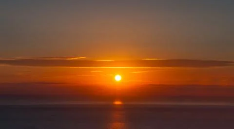Beautiful sunset Stock Photos