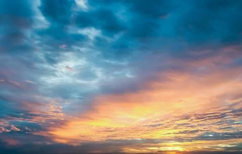 Beautiful sunset Foto stock