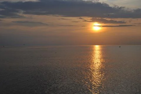 Beautiful sunset Stock Photos