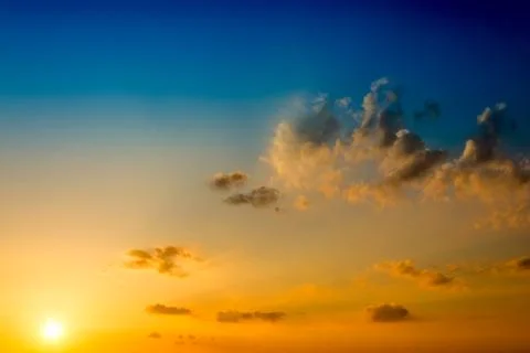 Beautiful sunset Stock Photos