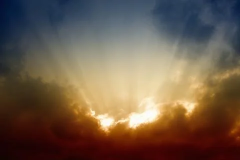 Beautiful sunset Фото