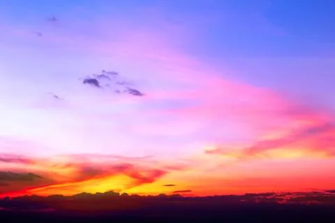 Beautiful sunset Stock Photos