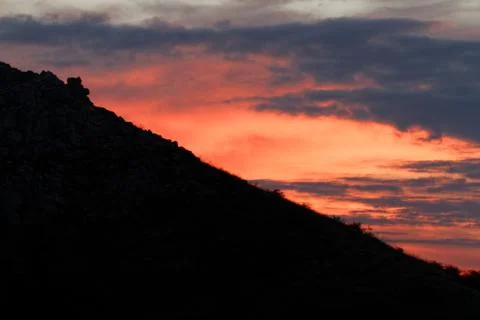 Beautiful sunset Stock Photos
