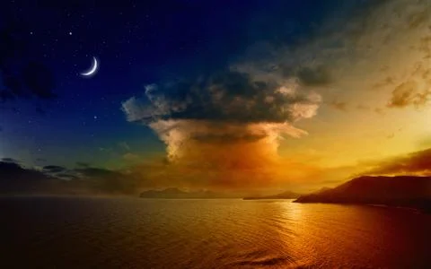 Beautiful sunset Фото