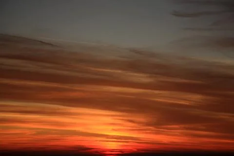 Beautiful sunset Stock Photos