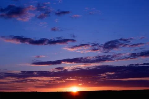 Beautiful sunset Foto stock