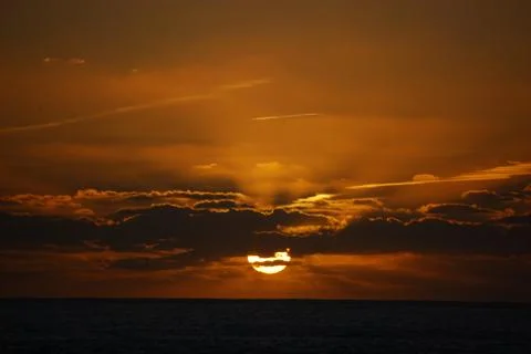Beautiful sunset Stock Photos