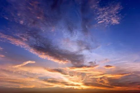 Beautiful sunset Stock Photos