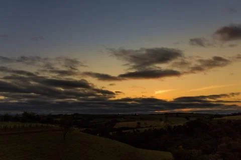 Beautiful sunset Stock Photos