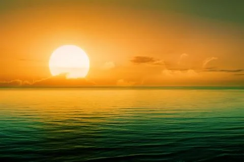 Beautiful sunset Stock Photos