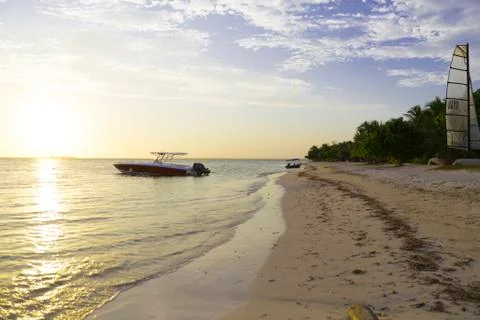 Beautiful sunset Stock Photos