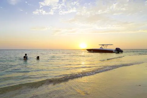 Beautiful sunset Stock Photos