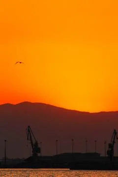 Beautiful sunset Stock Photos