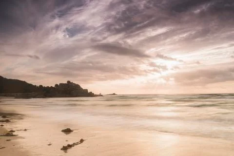 Beautiful sunset Stock Photos
