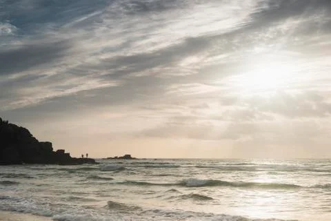 Beautiful sunset Stock Photos