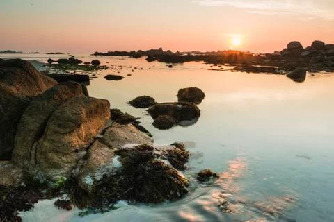Beautiful sunset Stock Photos
