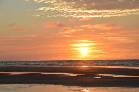 A beautiful sunset Stock Photos