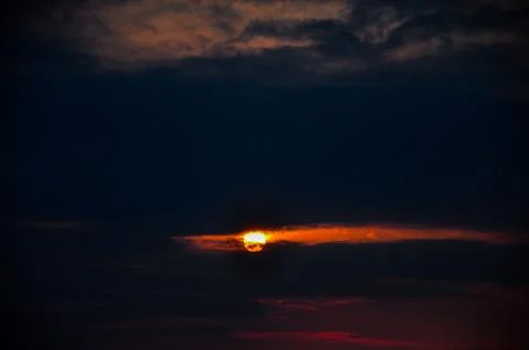 Beautiful sunset Stock Photos