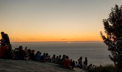 Beautiful sunset Stock Photos