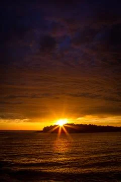 A beautiful sunset Stock Photos