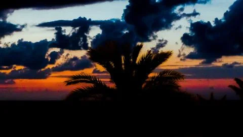 Beautiful sunset Stock Photos