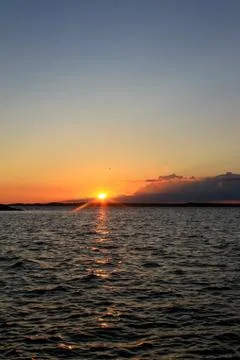 A beautiful sunset Stock Photos
