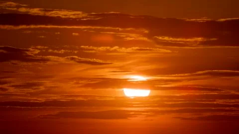 Beautiful sunset Stock Photos