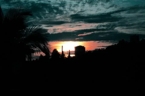 Beautiful Sunset 库存照片